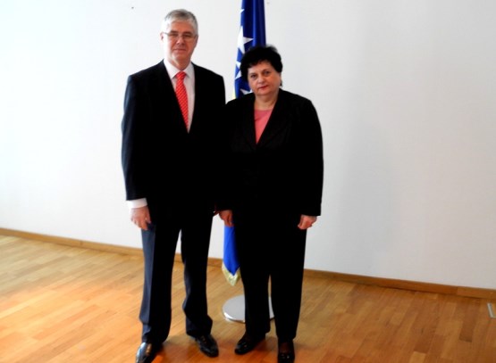Predsjedavajuća Zajedničke komisije za odbranu i sigurnost Dušanka Majkić razgovarala sa ministrom odbrane Bosne i Hercegovine